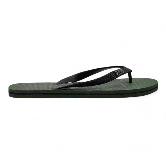 Cavalli Class Logo Men\'s Flip Flops Sandals in Green size 9 42-43